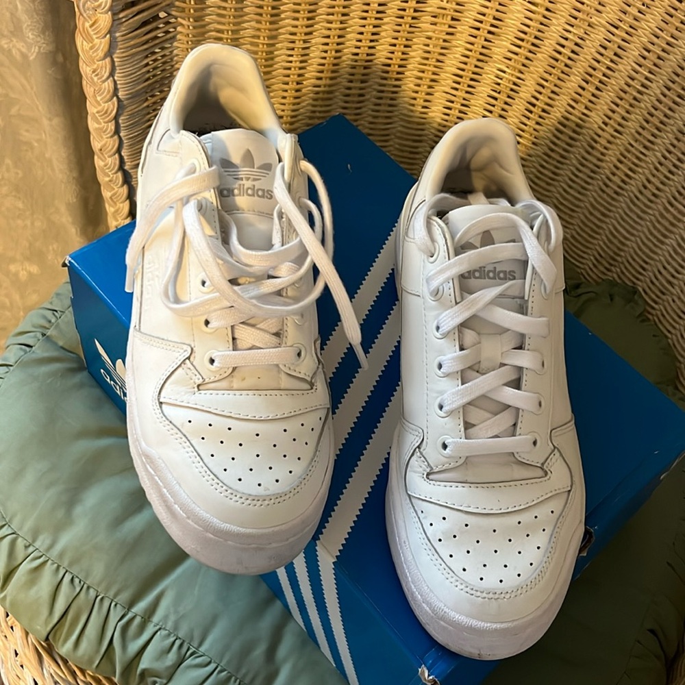 adidas White Athletic Shoes